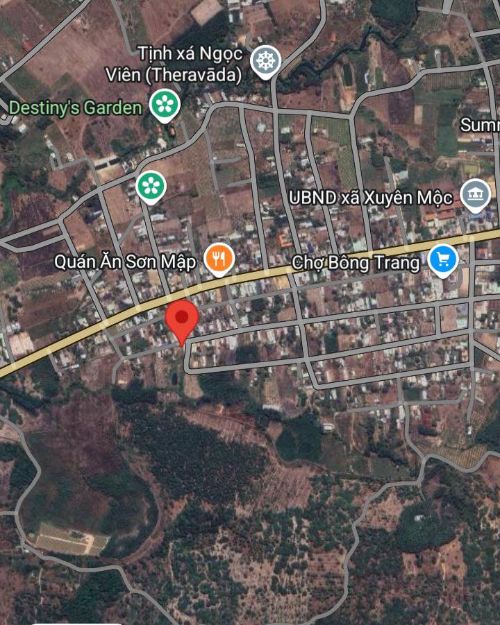 Đất nền Xã Bông Trang, Huyện Xuyên Mộc 186m² giá 1.2 tỷ - Đầu tư sinh lời ngay!