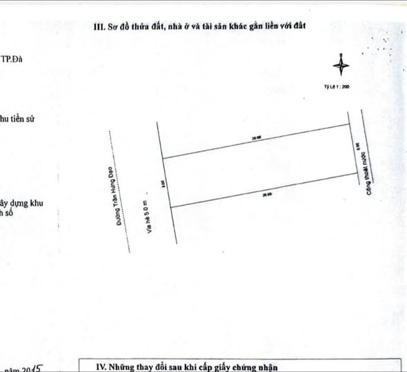 Đất liền kề đường Trần Hưng Đạo, Đà Nẵng 400m² - Vị trí đắc địa bên Sông Hàn!