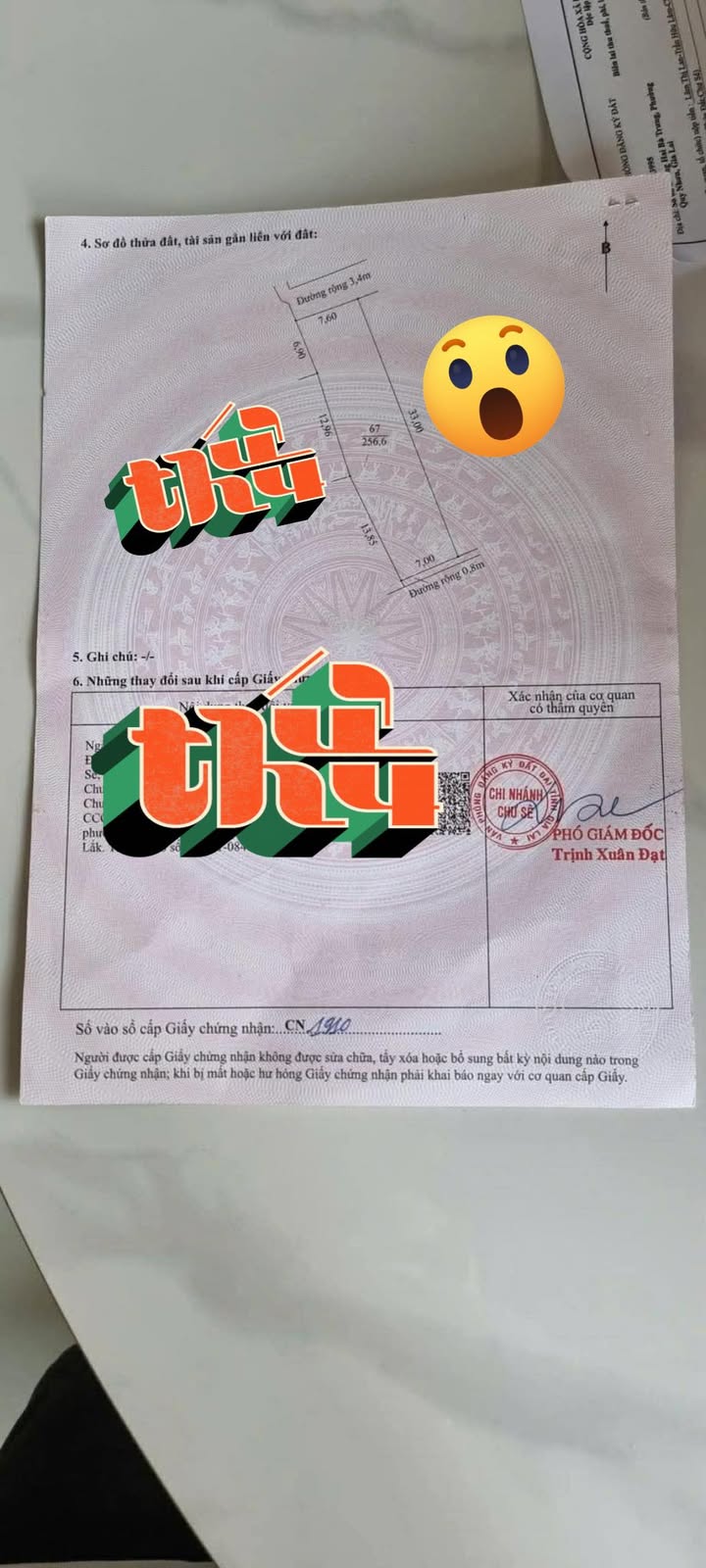 Đất thổ cư mặt tiền Hùng Vương, 231m² giá 1.155 tỷ - Đối diện trường Lê Quý Đôn!