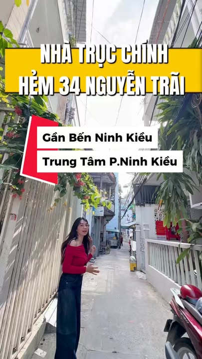 Nhà 1 trệt 1 lầu tại 34 Nguyễn Trãi, Quận Ninh Kiều - Giá 2.98 tỷ - Vị trí đẹp gần phố thời trang!