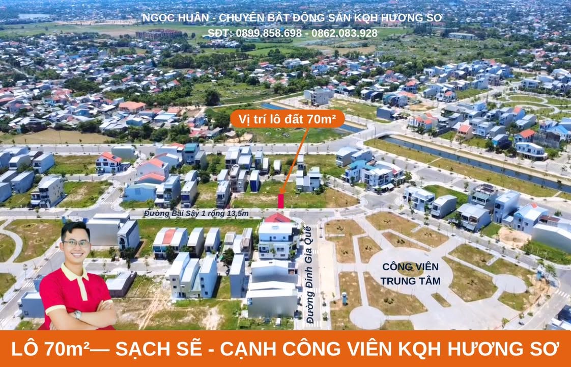 Nhà bán tại Khu vực 6, Đường Bãi Sậy 1, 70m² giá 1.685 tỷ - View công viên tuyệt đẹp!