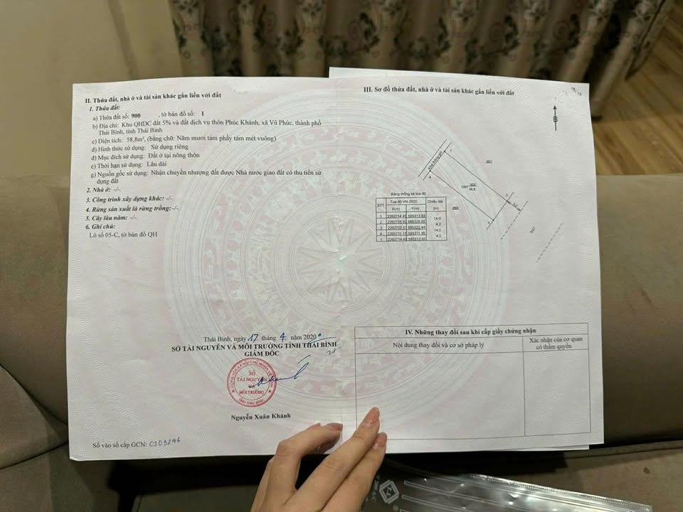 Nhà phố 3 tầng tại TĐC Phúc Khánh, Thái Bình - Giá 4.75 tỷ - Cơ hội đầu tư hấp dẫn!