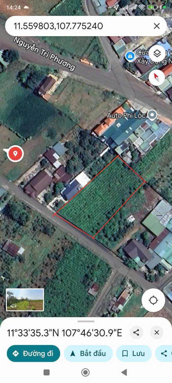 Đất nền 2000m² tại hẻm Nguyễn Tri Phương Bảo Lộc - Giá chỉ 10 tỷ, đầu tư sinh lời!