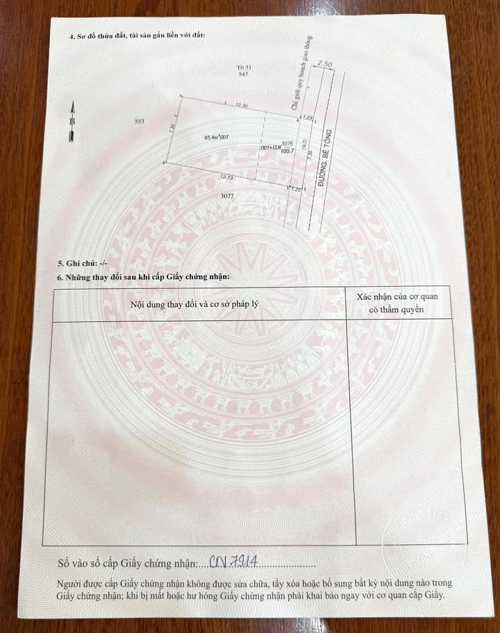 Đất thổ cư Dĩ An 100.7m² giá 3.368 tỷ - Pháp lý rõ ràng, công chứng linh hoạt!