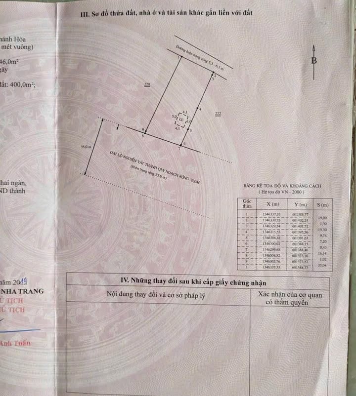 Đất nền đường Nguyễn Tất Thành Nha Trang 546m² giá 15.8 tỷ - Cơ hội đầu tư tuyệt vời!