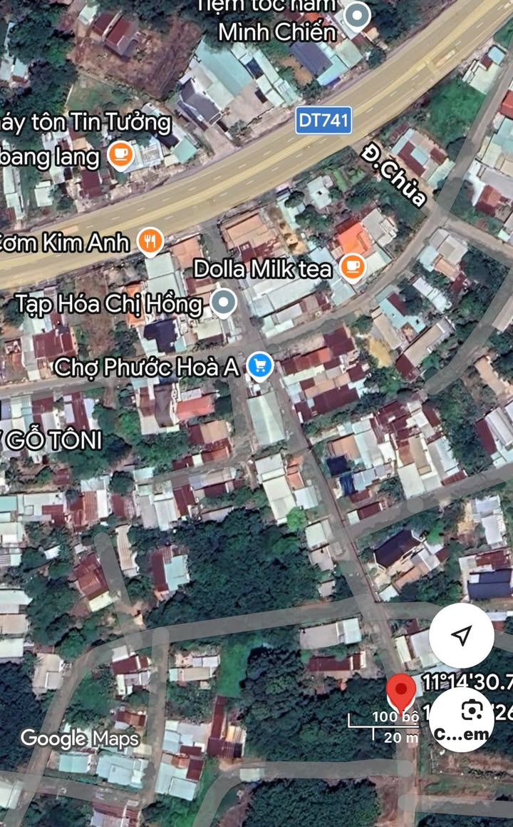 Nhà mặt tiền nhựa Phước Hòa, 1127m² giá 2.8 tỷ - Cơ hội đầu tư tuyệt vời!