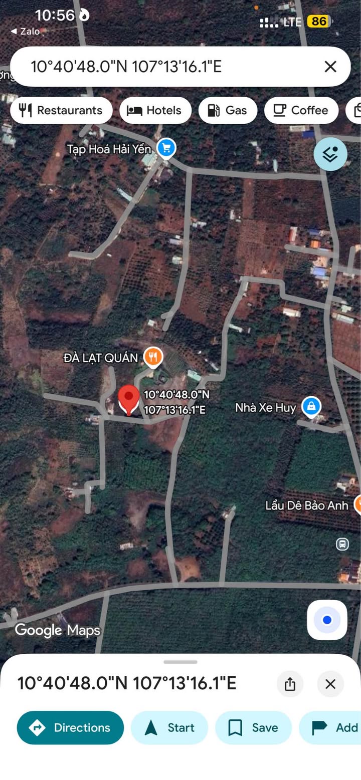 Đất nền Bàu Chinh, Châu Đức 14.400m² giá 3.2 tỷ - Sổ đỏ chính chủ