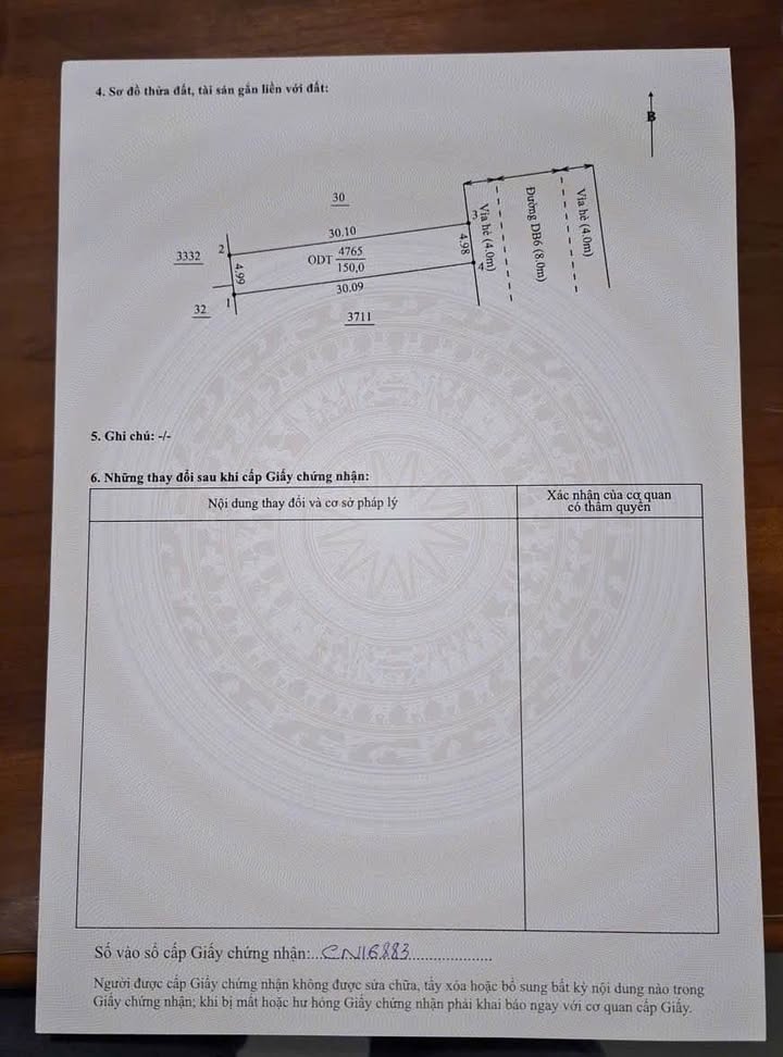 Đất nền 150m² Mỹ Phước, Bến Cát - Mặt tiền đường DT, giá chỉ 2.18 tỷ!
