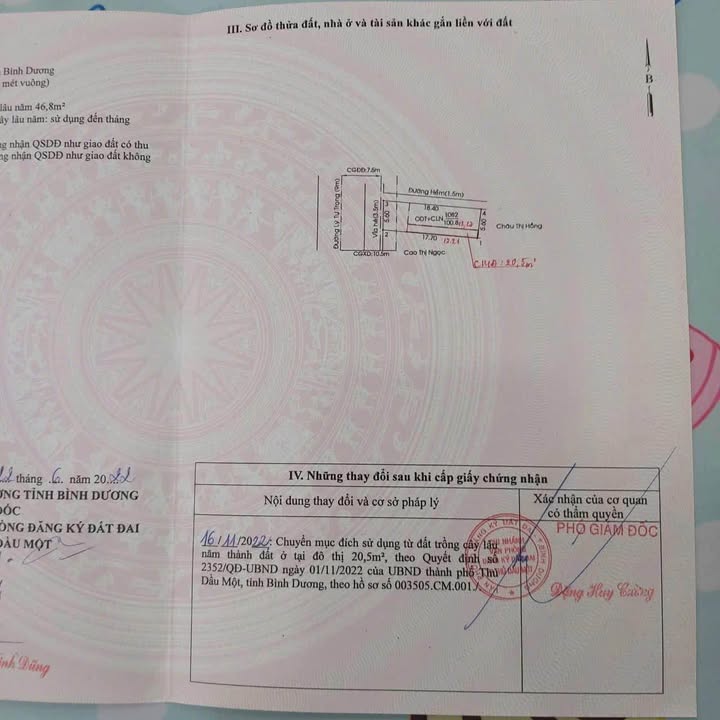 Mặt tiền Lý Tự Trọng, Thủ Dầu Một - 100m² Kinh doanh Đắc Lộc