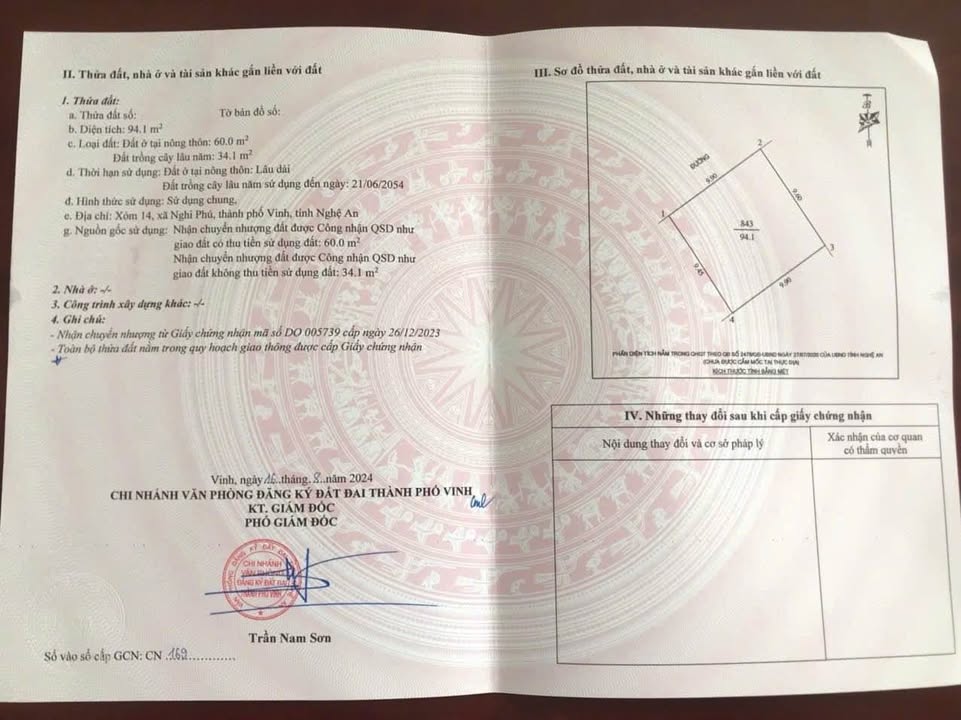 Nhà cấp 4 tại xóm 14 Nghi Phú 94m² giá 4.8 tỷ - Không thể bỏ lỡ!