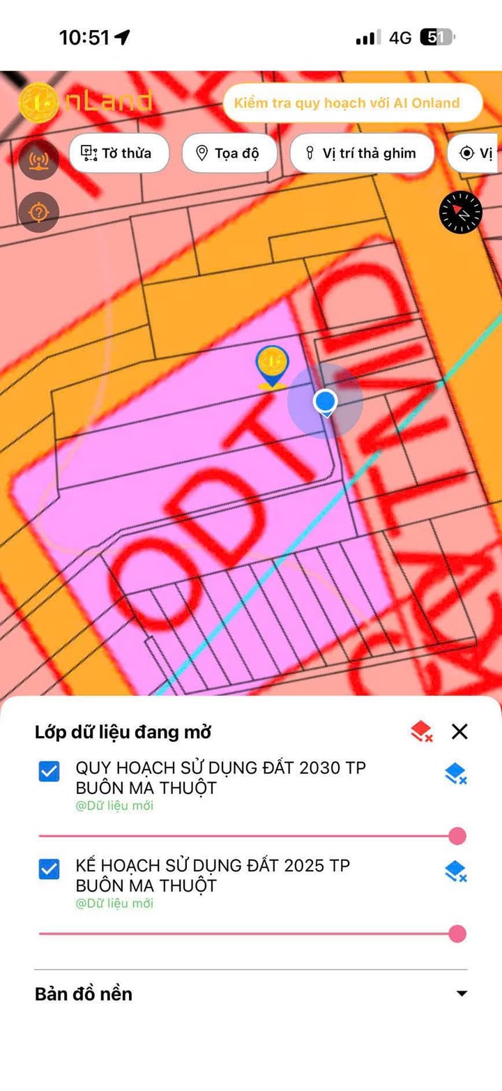 Đất nền đường 30/4, Buôn Ma Thuột 2451m² giá 6.2 tỷ - Cơ hội đầu tư hấp dẫn!