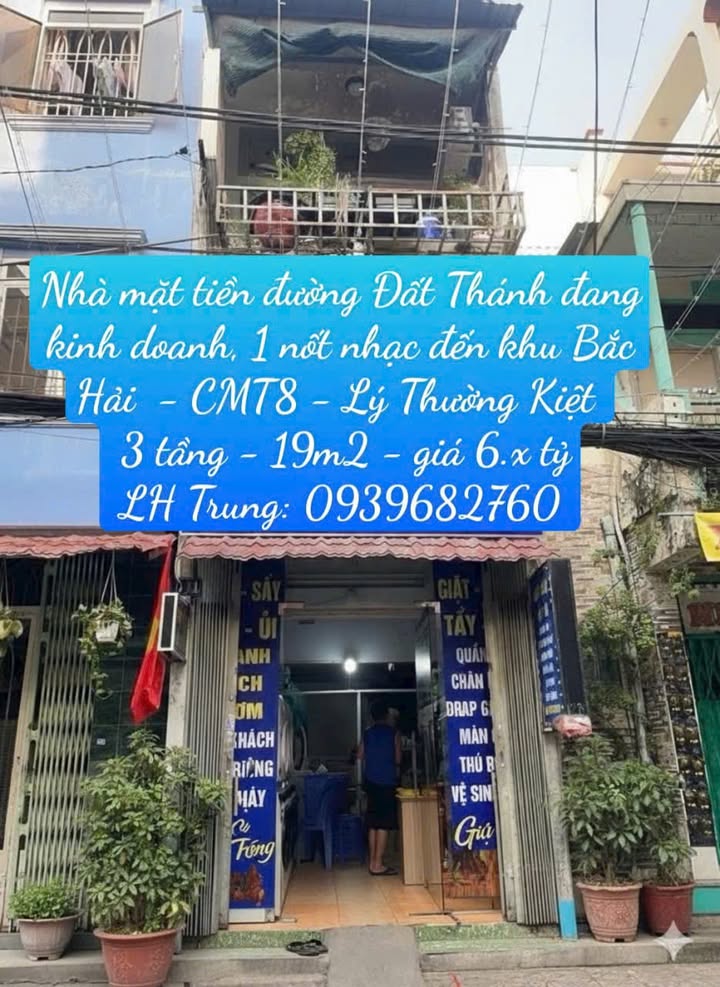 Nhà mặt tiền Đất Thánh, Tân Bình, 19m² giá 6 tỷ - Kinh doanh sầm uất!