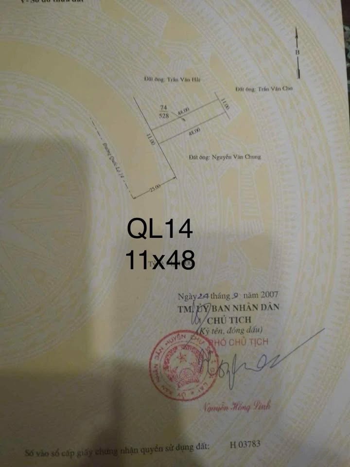 Đất nền mặt tiền Quốc Lộ 14, Huyện Chư Păh, 528m², giá 5.6 tỷ - Cơ hội đầu tư tuyệt vời!