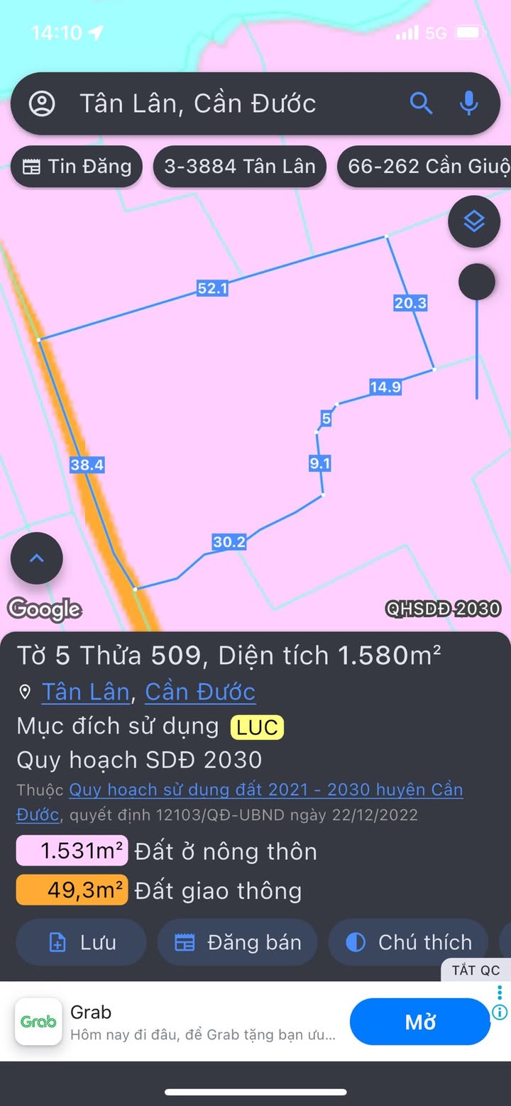 Đất nền 1580m² tại đường Chu Văn An, Quận Bình Thạnh - Giá chỉ 3 tỷ!