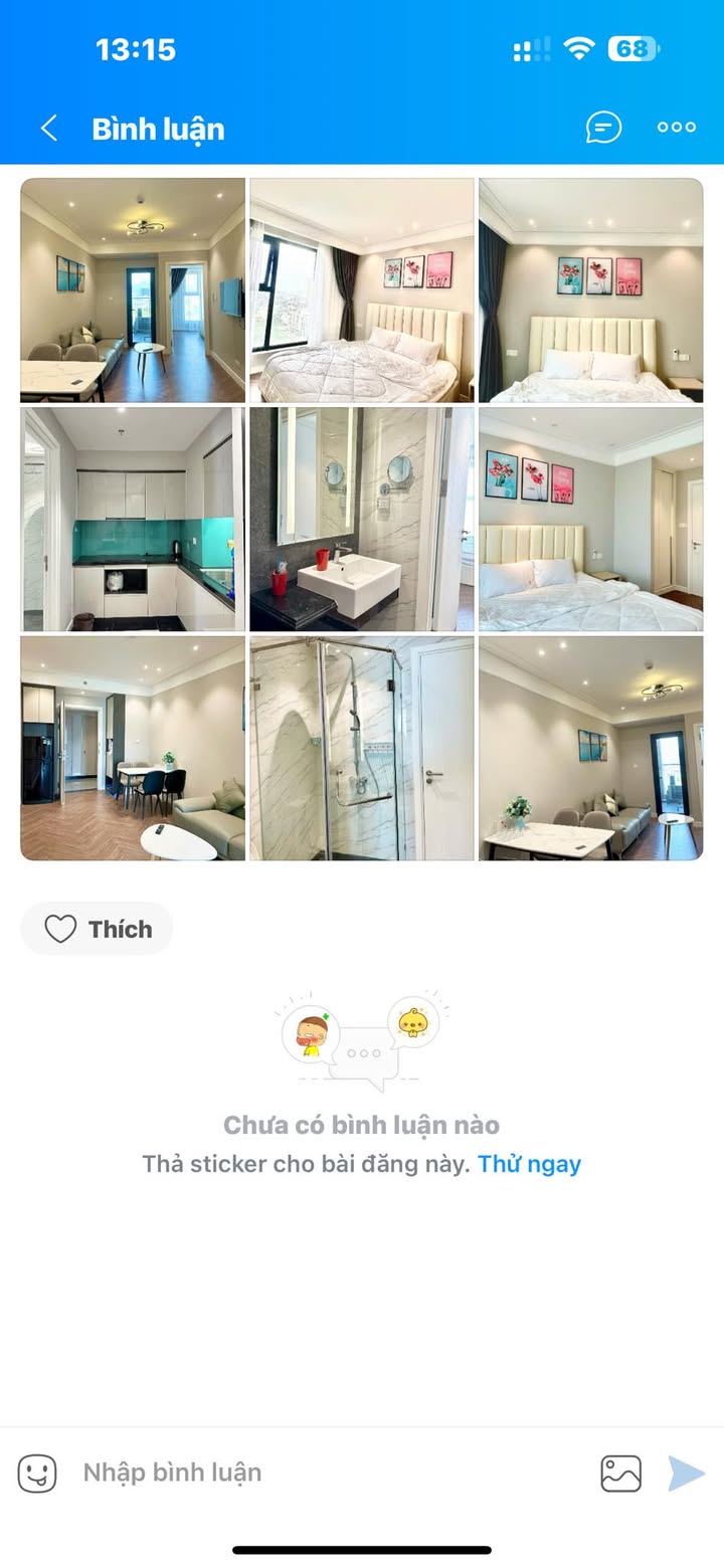 Cho thuê căn hộ Altara Quy Nhơn 1PN Full nội thất - 6.5 triệu/tháng