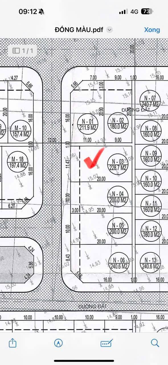 Đất nền khu quy hoạch Đồng Màu Yên Sơn, Nghệ An 230m² giá 4 tỷ - Vị trí đẹp, tiện ích đầy đủ!