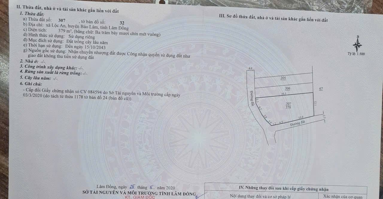 Đất nền Lộc An, Bảo Lâm, 450m² giá 1.25 tỷ - Sổ hồng thổ cư sẵn!