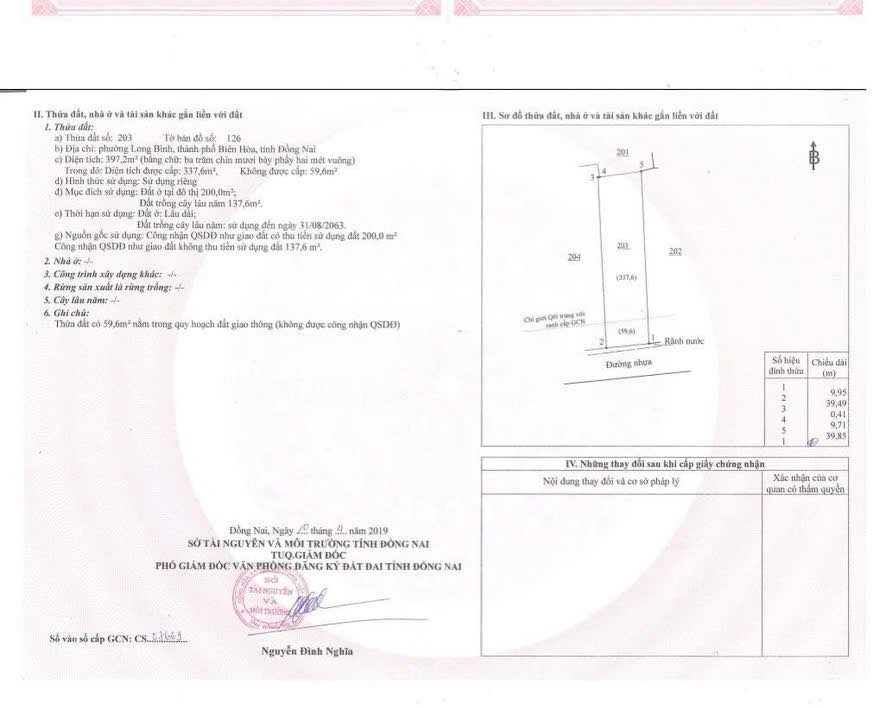 Đất nền mặt tiền chợ Trại Bò Long Bình 400m² giá thỏa thuận - Sổ hồng chính chủ!