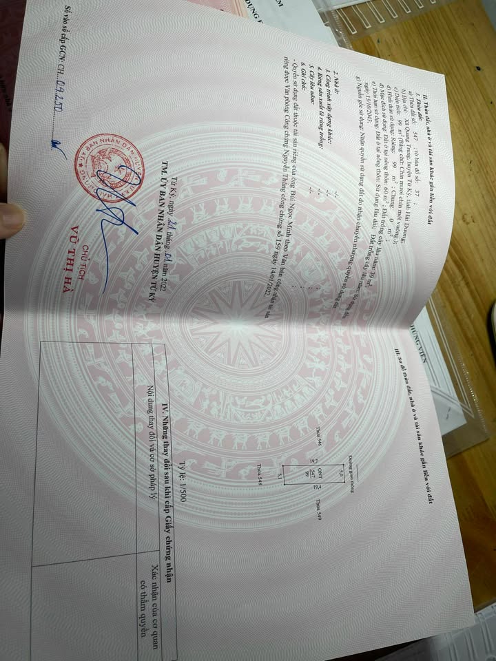 Đất nền An Tứ, Hải Dương 100m² giá 1.1 tỷ - Cơ hội đầu tư sinh lời!