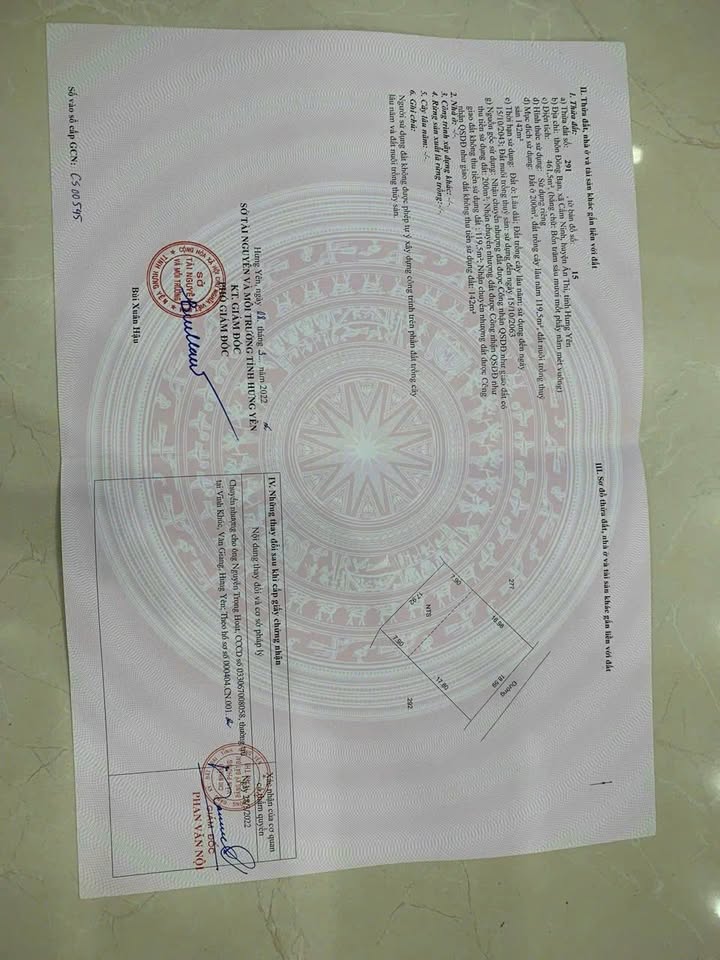 Đất nền Cẩm Ninh, Ân Thi, Hưng Yên 461m² giá 4.61 tỷ - Đầu tư sinh lời ngay!