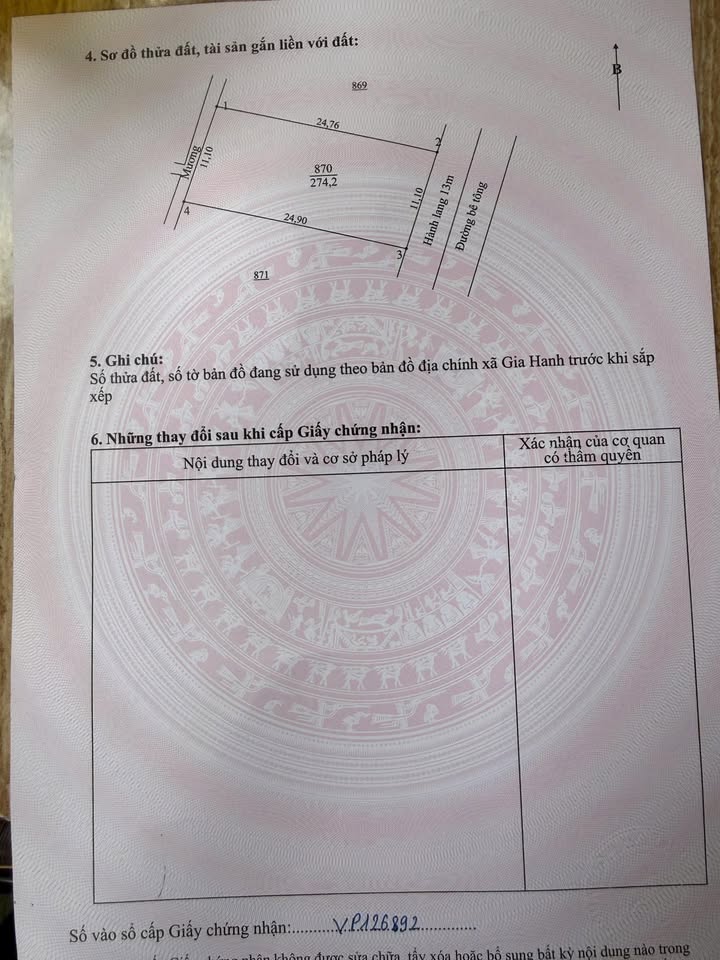 Đất nền Trục Liên Xã, Huyện Can Lộc 275m² - Cơ hội đầu tư tiềm năng!