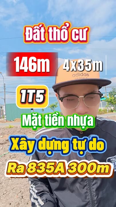 Đất thổ cư mặt tiền đường nhựa Mỹ Lộc, 140m² giá 1.5 tỷ - Sổ riêng công chứng nhanh!