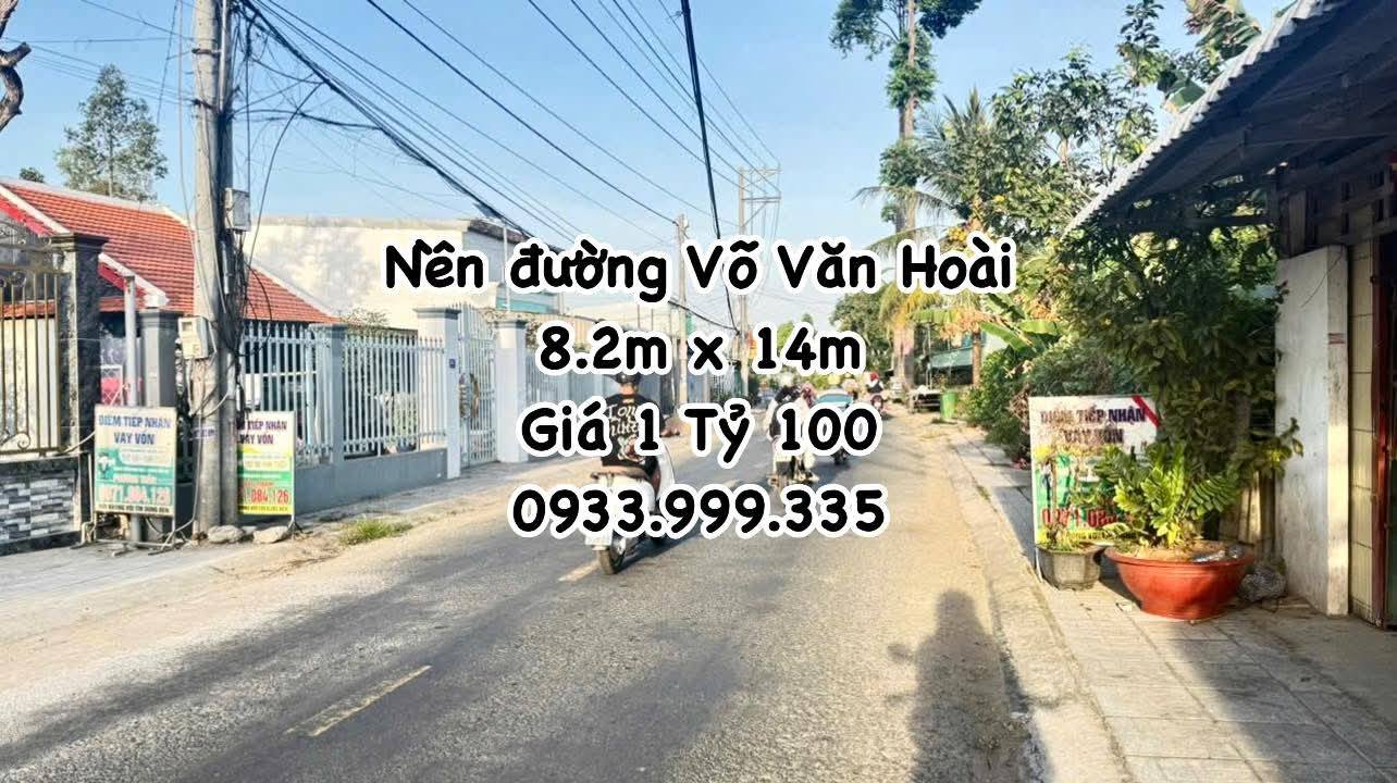 Đất nền mặt tiền Võ Văn Hoài, Bình Đức, An Giang - Giá tốt chỉ 1.1 tỷ!
