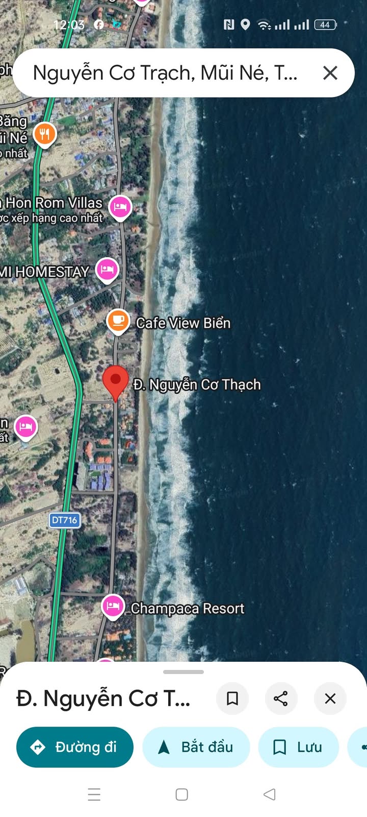 Đất Biển 1384m² Nguyễn Cơ Thạch, Mũi Né - Mặt Tiền 19m Hướng Biển