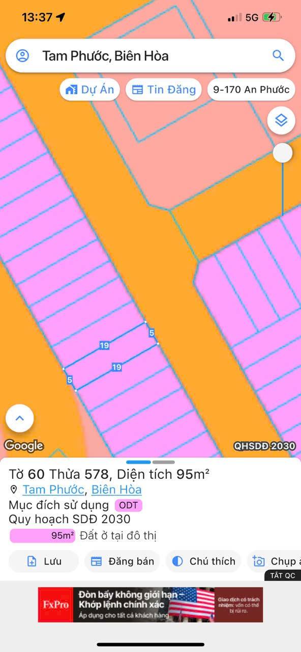 Đất thổ cư tại Phước Thái Biên Hòa 95m² giá 1.5 tỷ - Sổ đỏ chính chủ