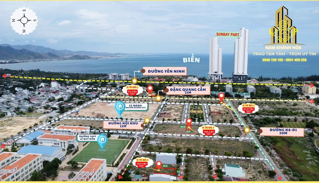 Đất biển Khu K2 Phan Rang 160m² giá 4.x tỷ - Đầu tư sinh lời hấp dẫn!