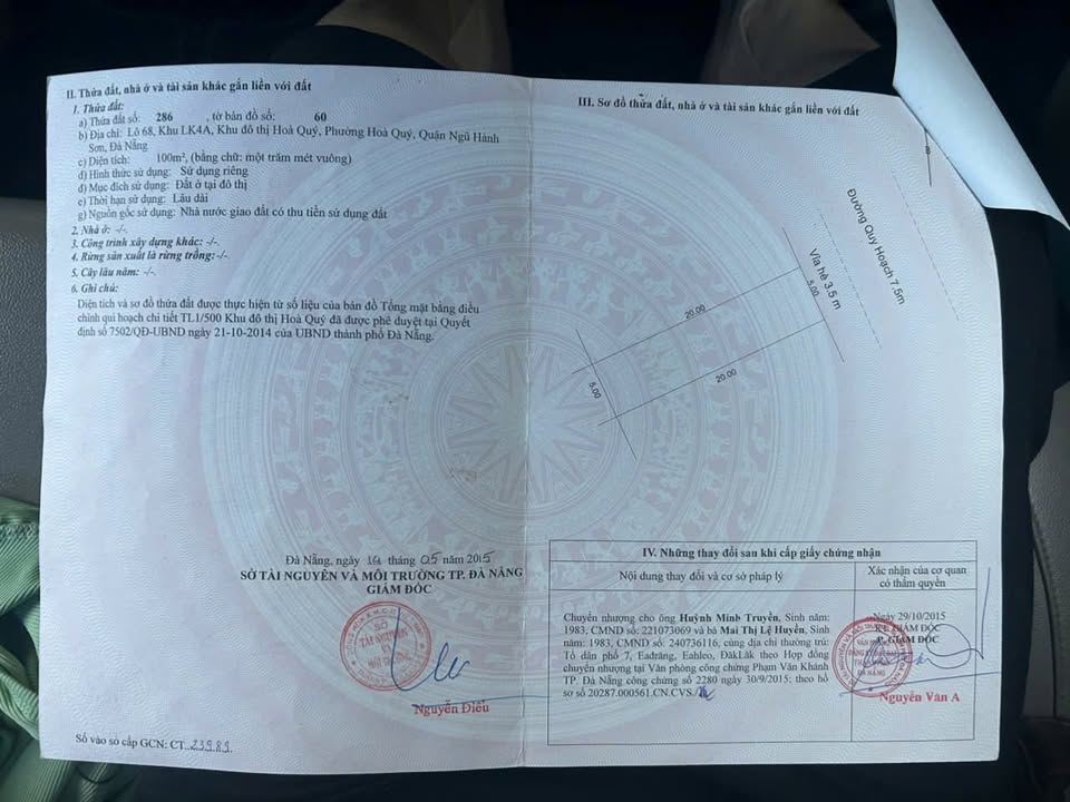 Đất nền đường Thâm Tâm - 100m² giá 5.29 tỷ - Tiềm năng đầu tư lớn!