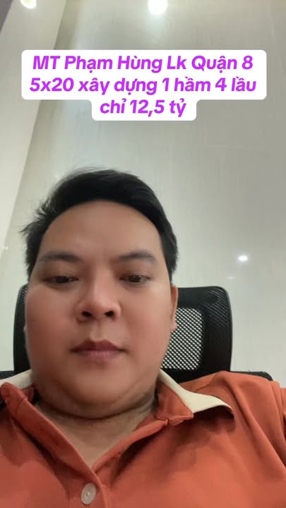 FrontHouse Đường Phạm Hùng Quận 8 100m² giá 12.5 tỷ - Đầu tư sinh lời ngay!