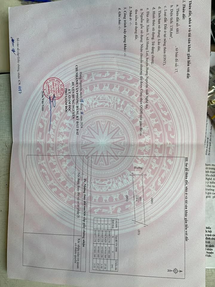 Đất nền Xóm 1, Hưng Lĩnh, Hưng Nguyên 138m² giá 1.1 tỷ - Cơ hội đầu tư tốt!