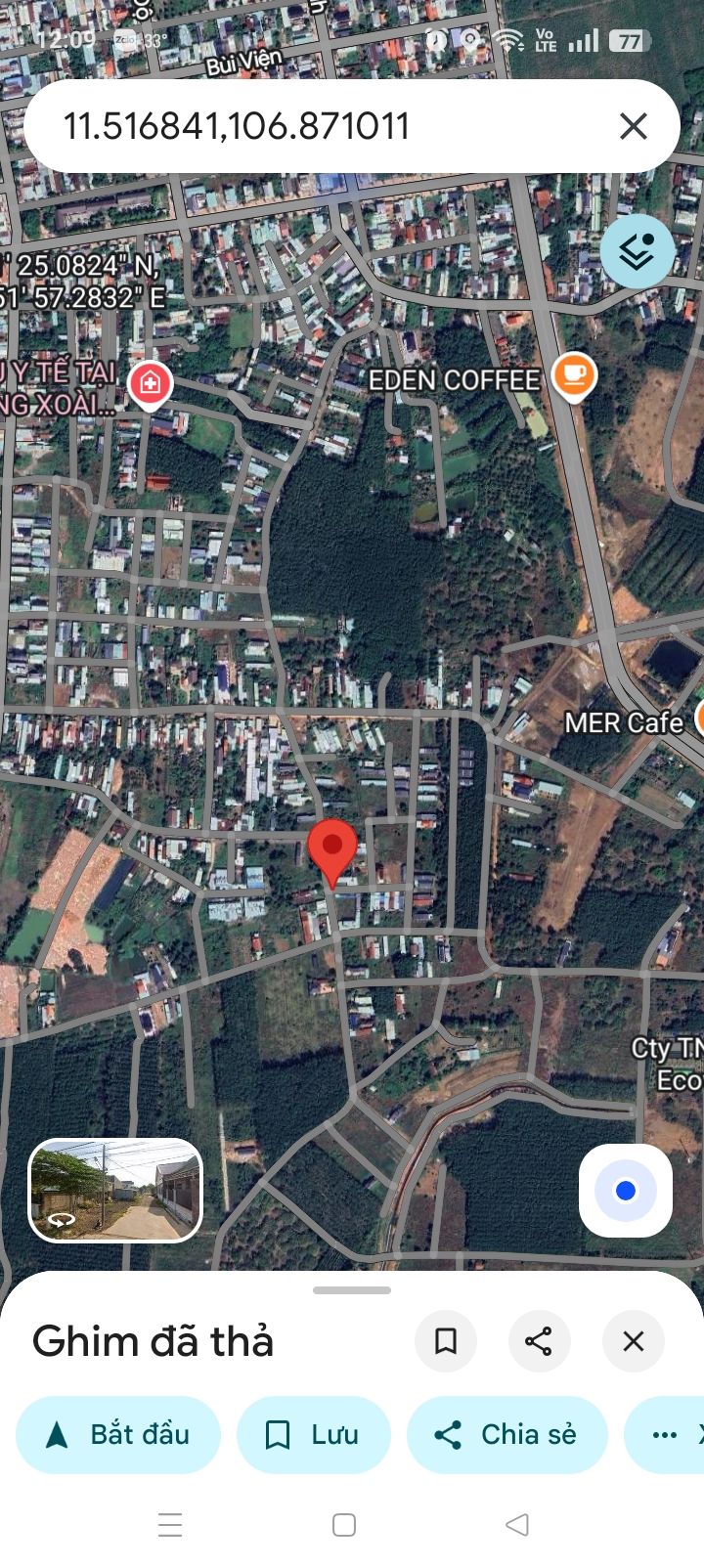 Đất nền Huyện Lộc Ninh 138m² giá 1 tỷ - Mặt tiền đường Phan Chu Trinh