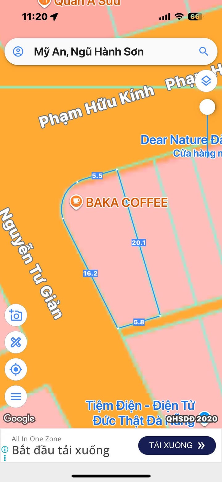 Đất nền góc 3 mặt thoáng khu Mỹ An, Ngũ Hành Sơn 100m² giá 35 tỷ - Lợi nhuận cao từ kinh doanh!