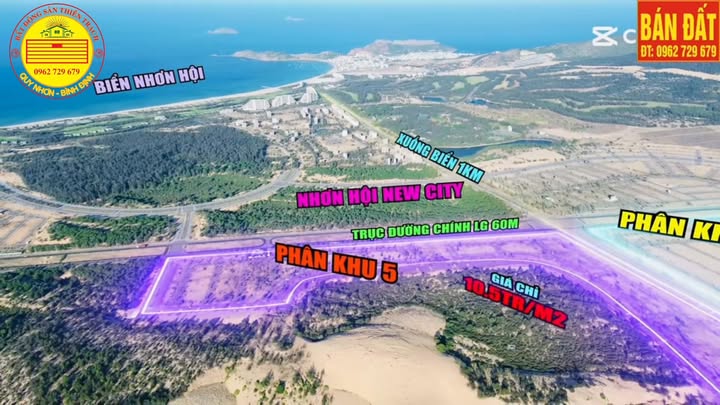 Đất Nền Mặt Tiền Trục Chính Nhơn Hội, Quy Nhơn - Giá Chỉ Từ 1.4 Tỷ