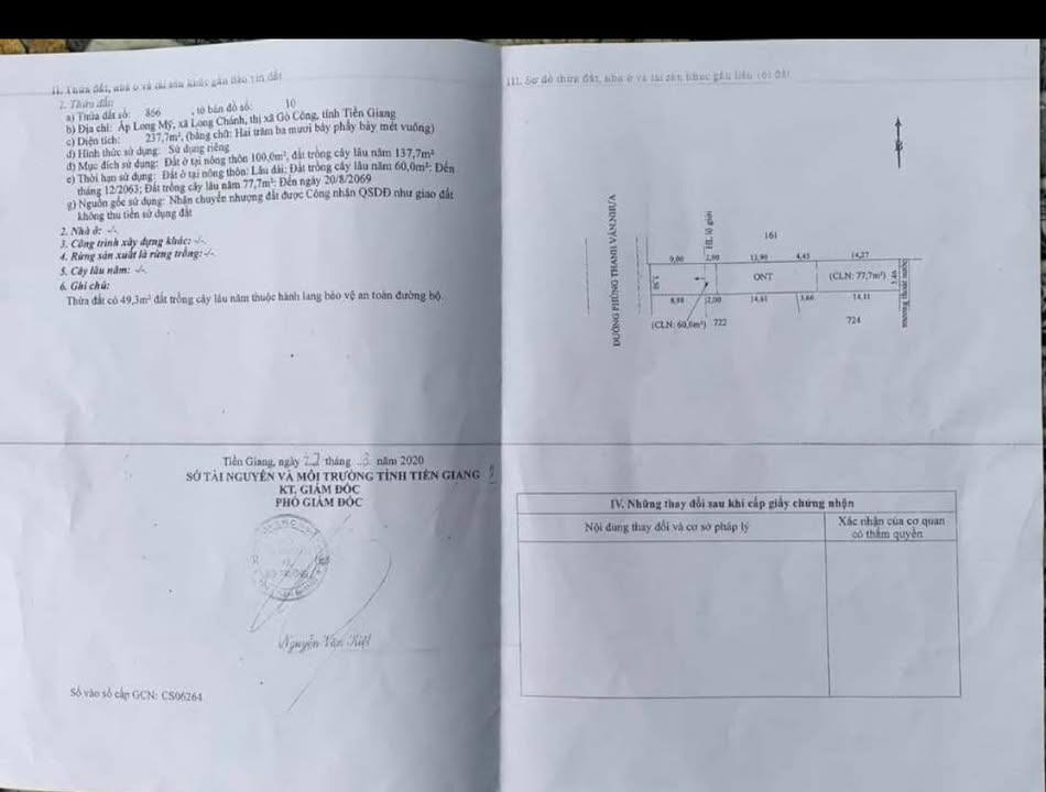 Nhà mặt tiền đường tỉnh 873B, Gò Công, 237m² - Đầu tư sinh lời hấp dẫn!
