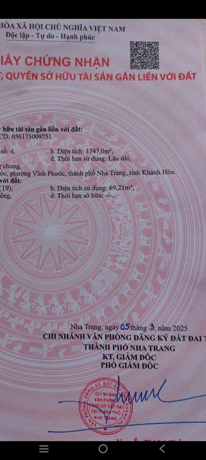 Chung cư Vĩnh Phước Nha Trang 69m² giá 2.2 tỷ - Cách biển Hòn Chồng 300m!