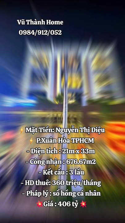 FrontHouse mặt tiền Nguyễn Thị Diệu, Quận 3, 677m² giá 406 tỷ - Cơ hội đầu tư tuyệt vời!