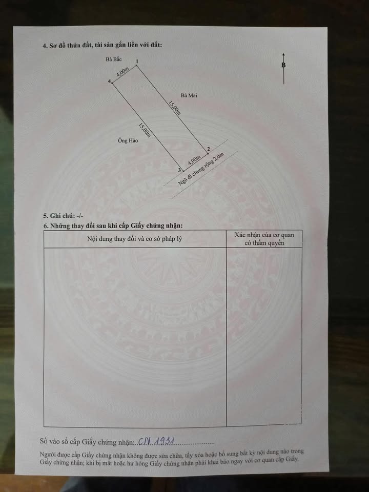 Đất Vĩnh Cát, Thiên Lôi 60m² giá chỉ 2.35 tỷ - Tặng 2 gian nhà trọ cho thuê ngay!