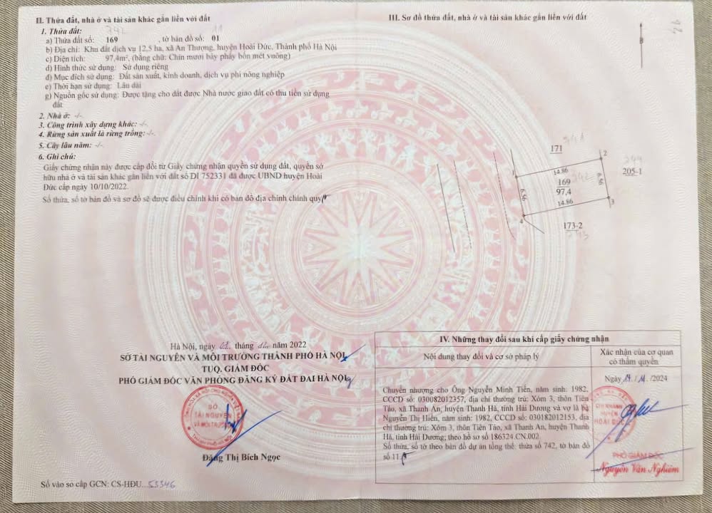 Đất dịch vụ An Thượng 97m² giá 1.36 tỷ - Đầu tư sinh lời cao!