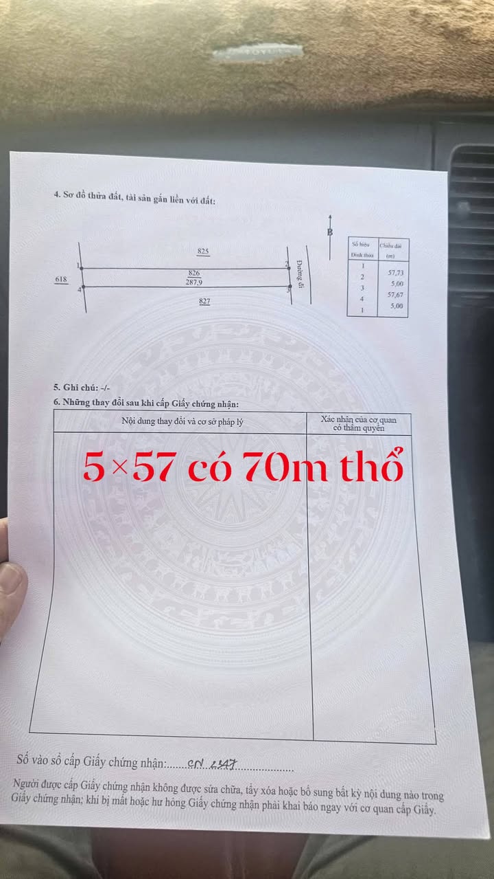 Đất nền Xã Sơn Thành Tây 70m² giá cực tốt - Gần trường học và cơ quan hành chính!
