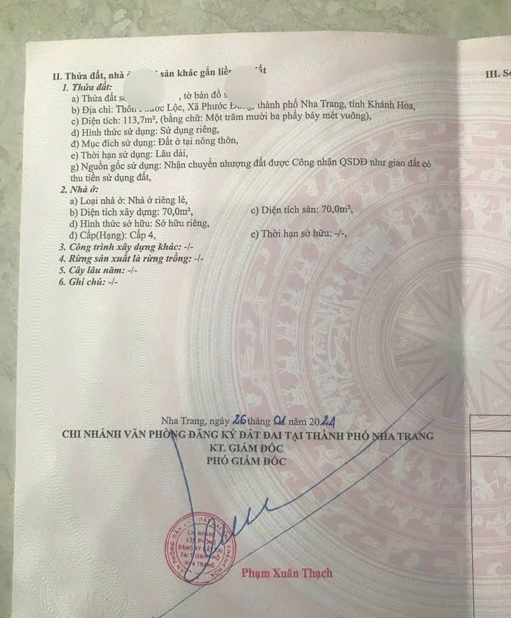 Đất mặt tiền chợ Phước Đồng 113,7m² giá 5,2 tỷ - Đầu tư sinh lời ngay!