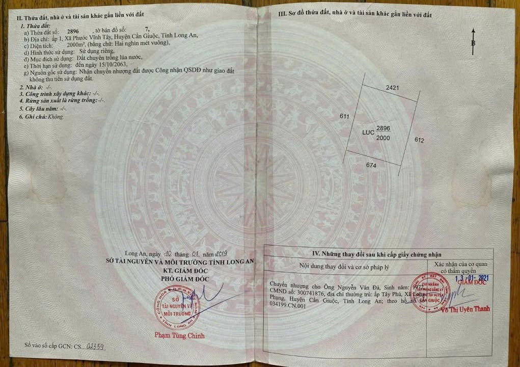 Đất nền Vinhomes Phước Vĩnh Tây 2000m² giá 970 triệu - Cơ hội đầu tư tuyệt vời!