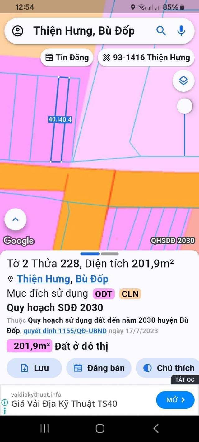 Đất nền Huyện Đức Hòa 210m² giá 1 tỷ - Vị trí đắc địa gần trung tâm thương mại!