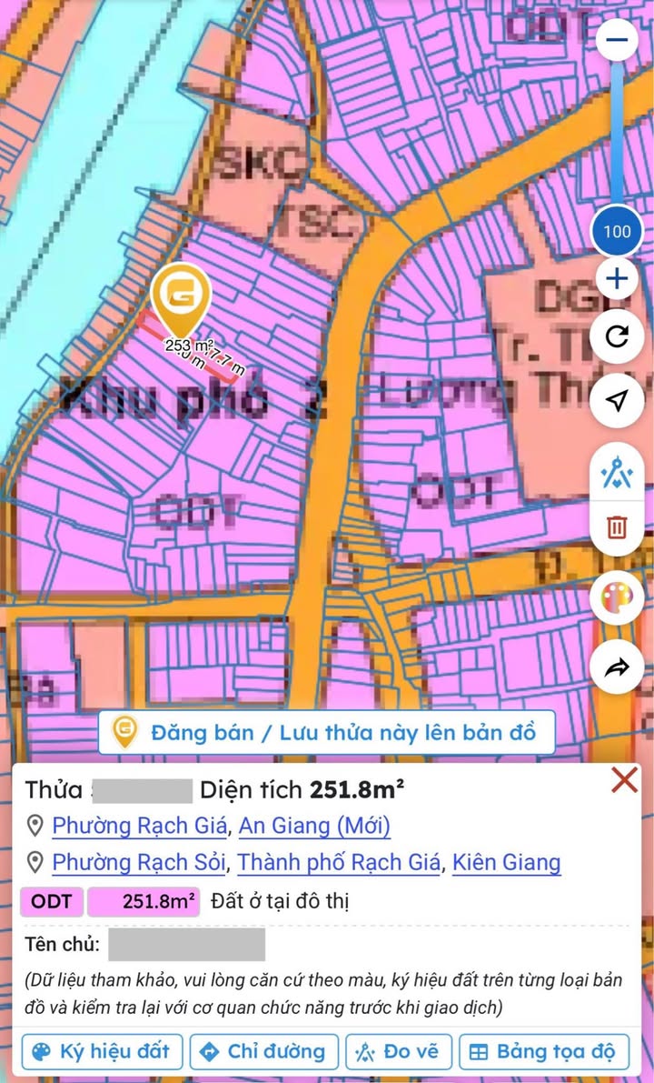Đất nền Rạch Sỏi, 234m² giá thỏa thuận - Đầu tư sinh lời ngay!