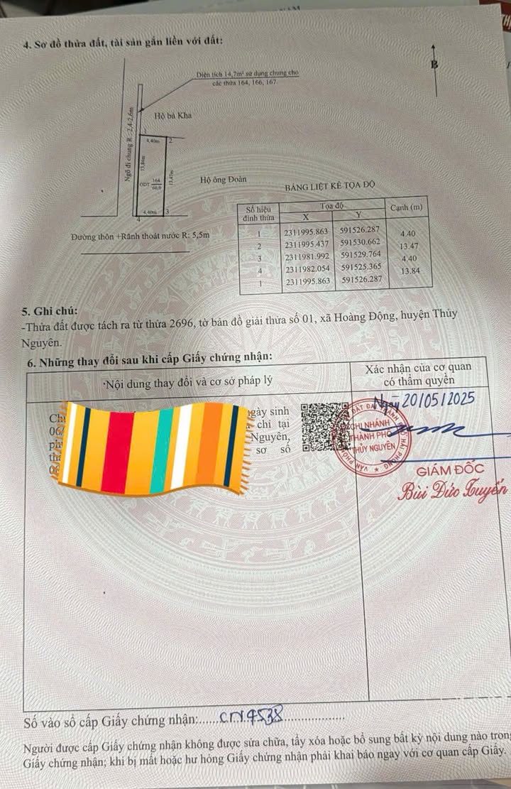 Đất nền lô góc mặt đường Hoàng Động, Hải Phòng 60m² - Giá đầu tư hấp dẫn!