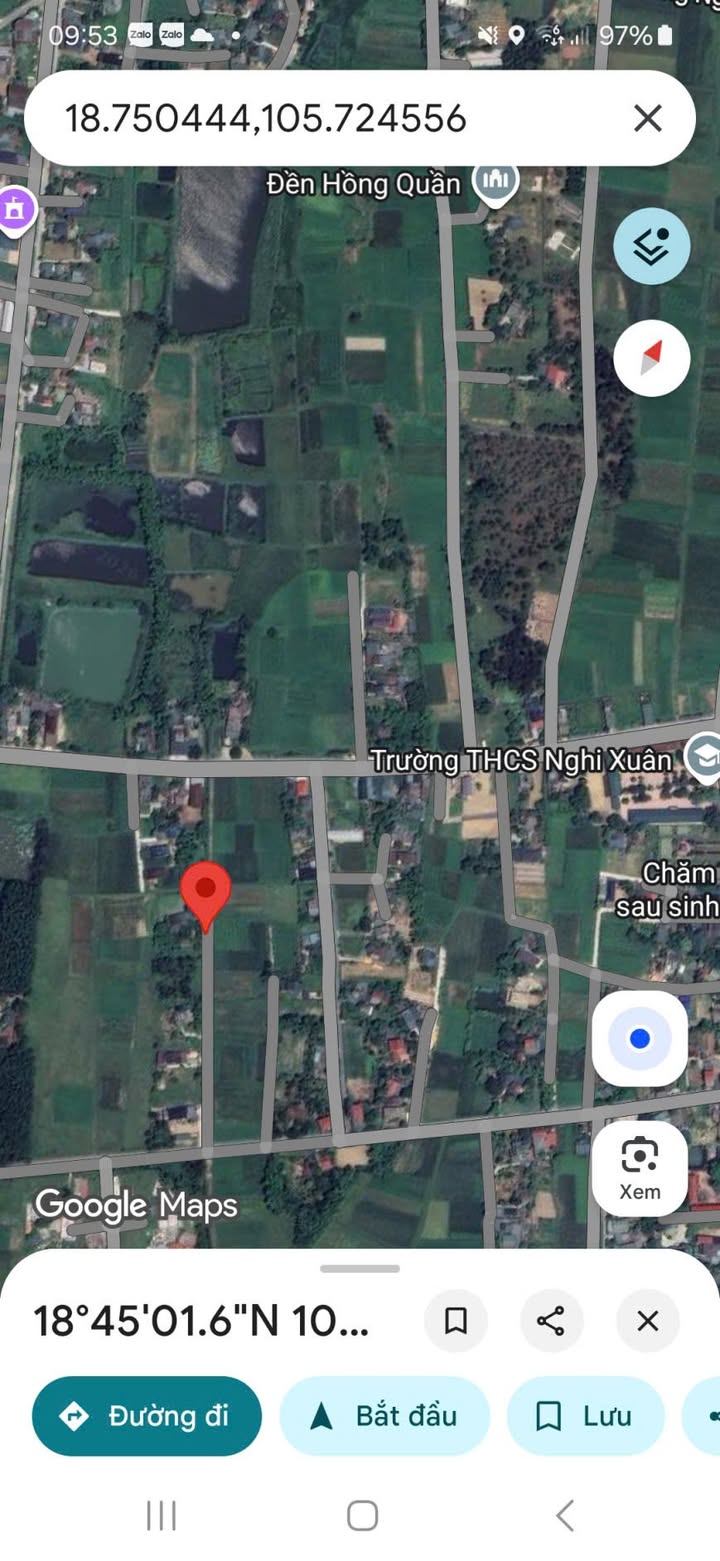 Đất nền Nghi Lộc 187m² giá 2.x tỷ - Sổ đỏ chính chủ!