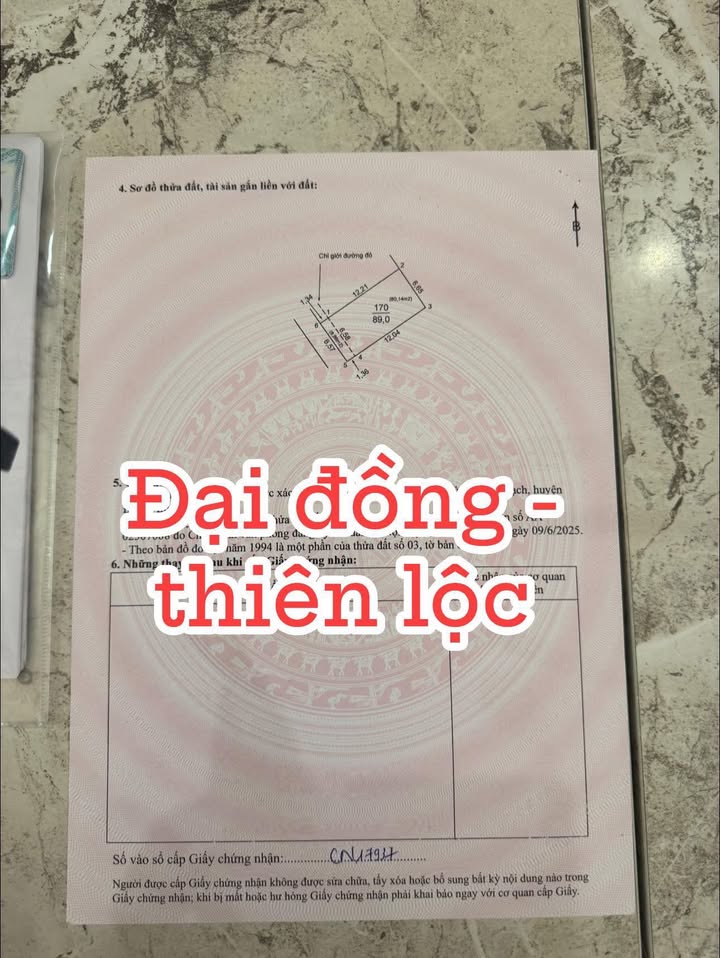 Đất nền Đông Anh 89m² full thổ cư - Ngõ ô tô, gần cầu Thượng Cát