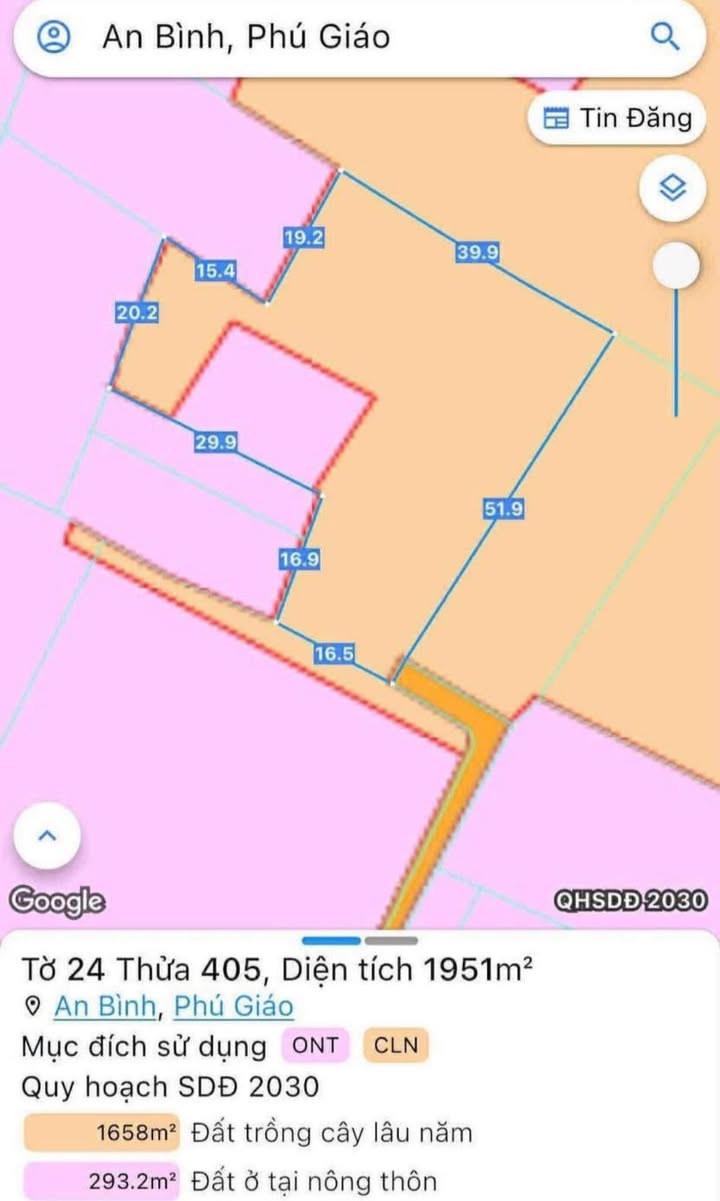 Đất Farm Huyện Phú Giáo 7200m² giá 1.85 tỷ - Sổ hồng chính chủ, vuông đẹp!